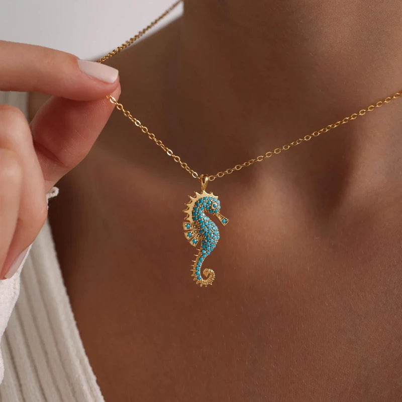 ✨ Seahorse Stainless Steel Necklace ✨