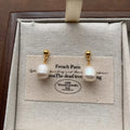 Pearl & Stainless Steel Earrings | Timeless Elegance Meets Modern Edge