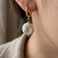 Dainty Pearl Earrings | Gold & Steel | Minimalist Everyday Studs