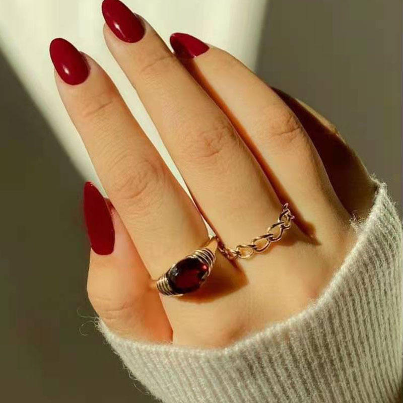 Vintage Crystal Ring - 18K Gold Plated