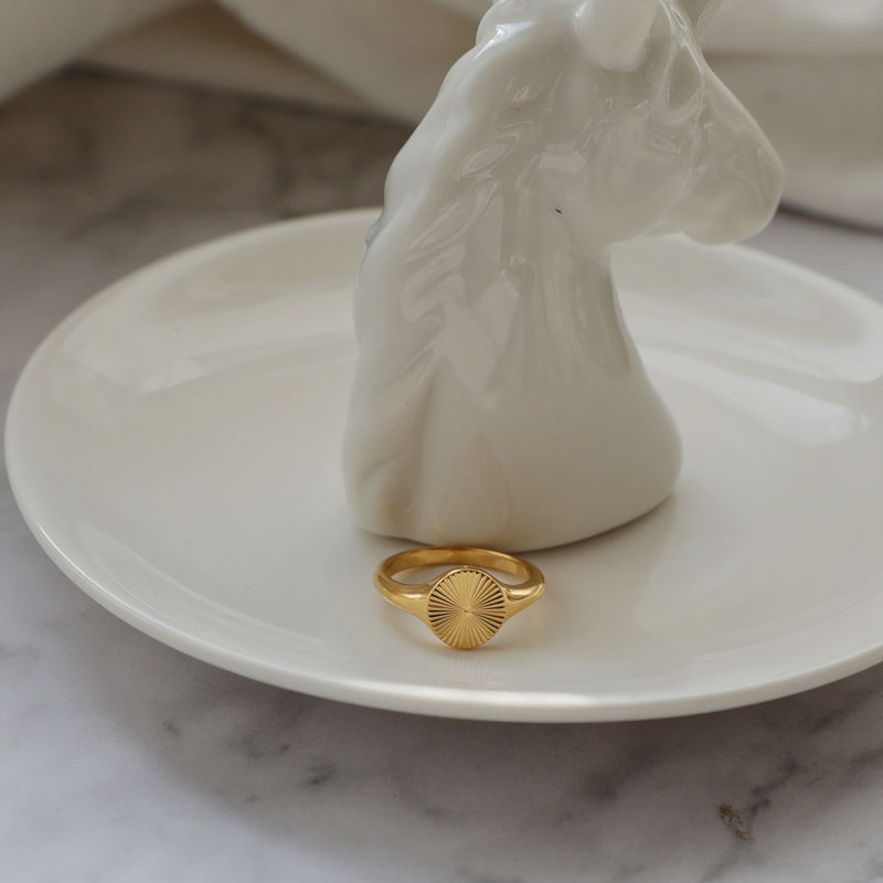 Radiant Sun Ring - 18K Gold Plated